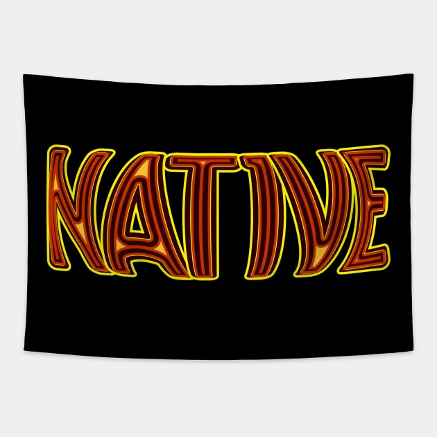 NATIVE Tapestry by Jokertoons