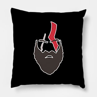 God of War - Kratos face #2 Pillow