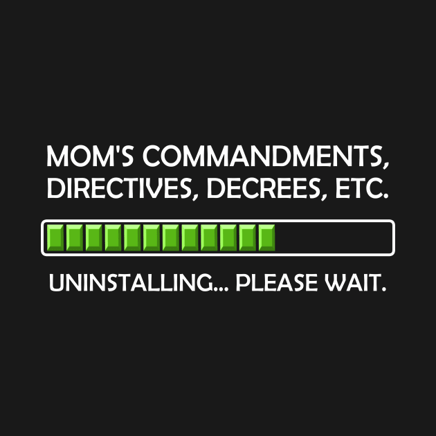 Uninstalling Commandments by StandAndStare