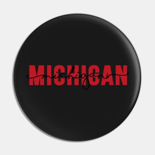 Michigan - Red Pin