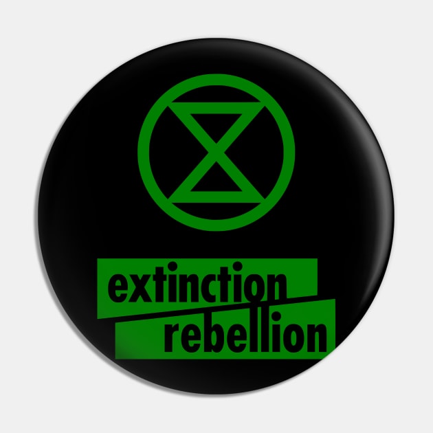 Extinction Rebellion Pin by bumblethebee