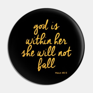 God is within here Pin