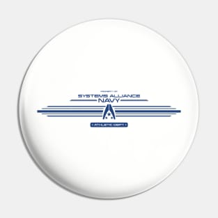 Alliance Navy Athletic Dept. [Blue] Pin