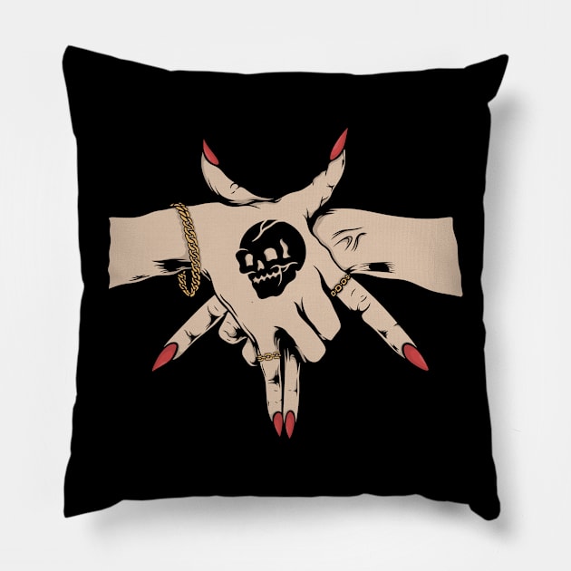 Tattoo Pillow by gggraphicdesignnn