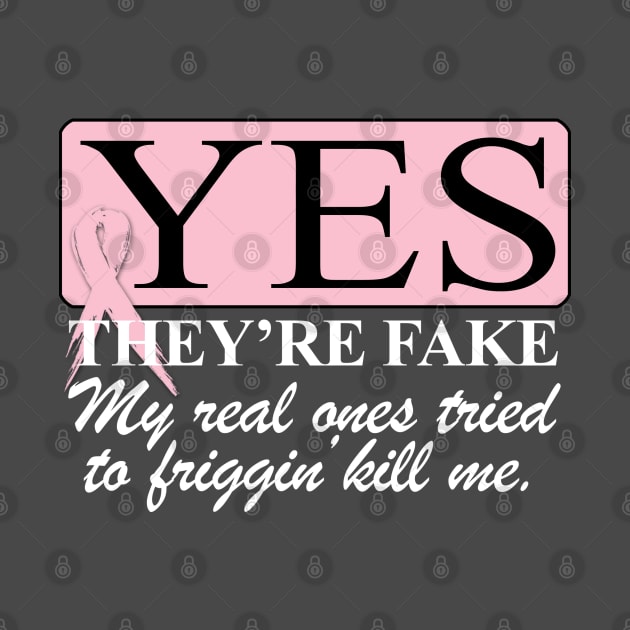 Yes, they're FAKE  My real ones tried to kill me by TinaGraphics