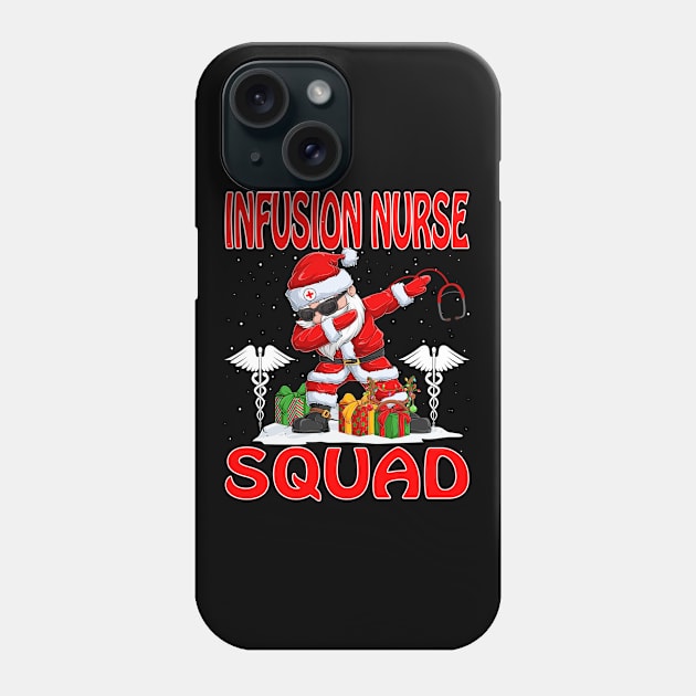 Christmas Infusion Nurse Squad Reindeer Pajama Dabing Santa Phone Case by intelus