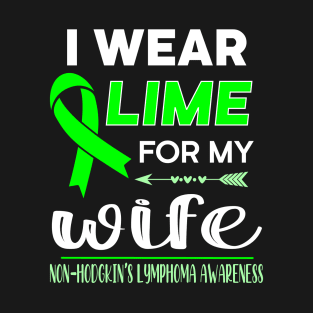 I Wear Lime For My Wife T-Shirt