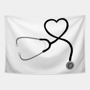 Stethoscope Heart Tapestry