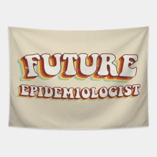 Future Epidemiologist - Groovy Retro 70s Style Tapestry