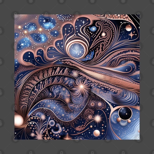 Other Worldly Designs- nebulas, stars, galaxies, planets with feathers by BirdsnStuff