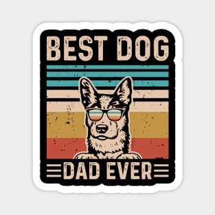 Best Dog Dad Ever T shirt For Women Magnet