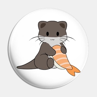 Prawn Sushi Otter 2 Pin