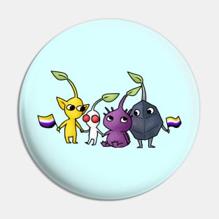 Pride Pikmin Nonbinary Pin