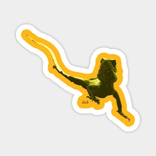 Lizard Yellow Magnet