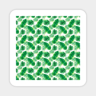 Tropical Leaf Pattern Magnet