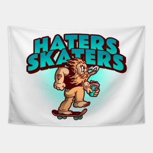 HATERS SKATERS Tapestry