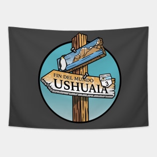 Ushuaia Sign Tapestry