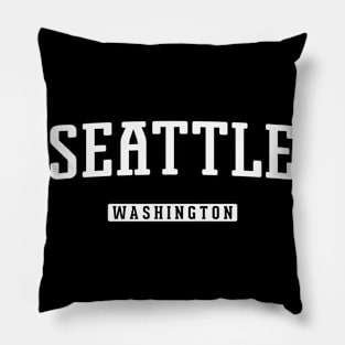 Seattle Washington Pillow