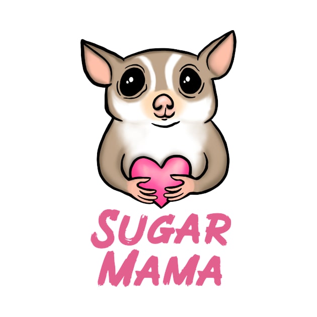 Sugar Mama, Pink, for Sugar Glider Lovers by Mochi Merch