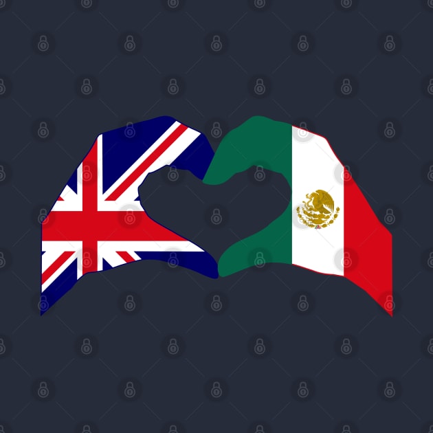 We Heart UK & Mexico Patriot Flag Series by Village Values