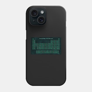 Glow Effect Periodic Table Phone Case