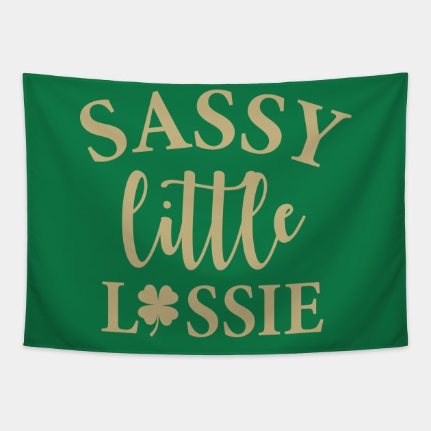 Sassy Little Lassie Tapestry by Bhagila