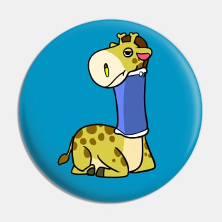 Unlucky Giraffe Pin