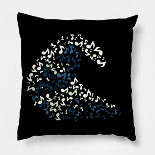 Dramabite The Great Wave of Music Pillow