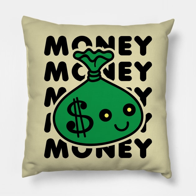 Funny Money bag Pillow by Emma Creation