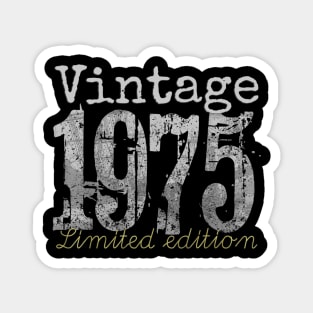 Vintage 1975 45 Year Old 1975 45th Birthday Gift Magnet