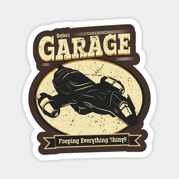 Kaylees Garage Magnet by Piercek25