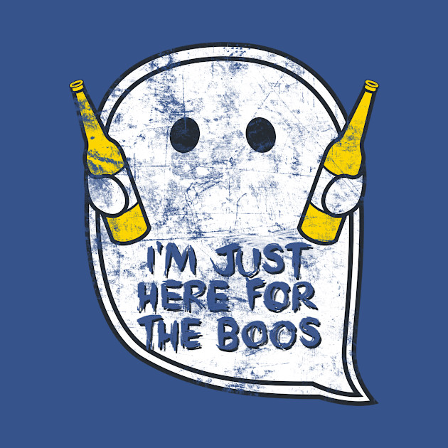 Disover I'm just here for the boos - Halloween - T-Shirt