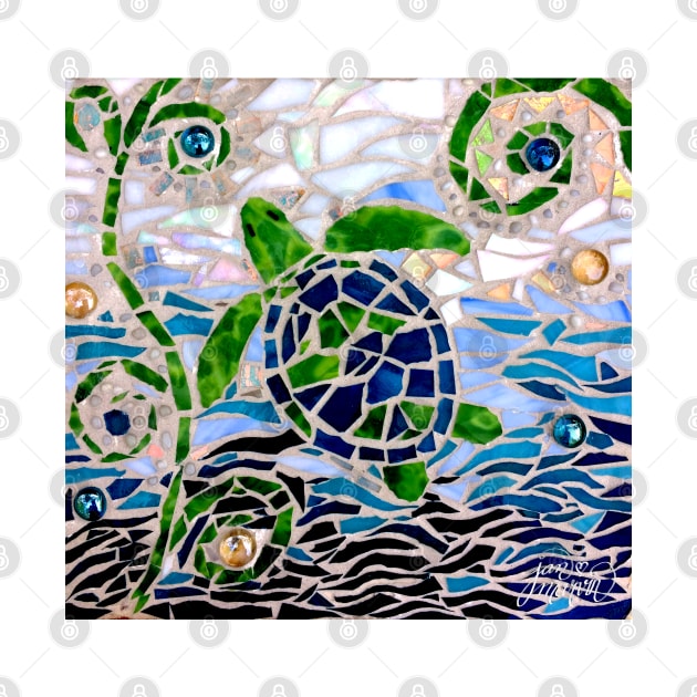 Turtle Mosaic by janmarvin