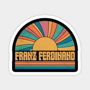 Graphic Ferdinand Proud Name Distressed Birthday Retro Style Magnet