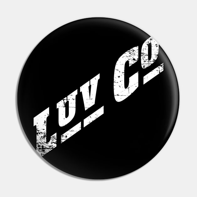 Luv Co Shirt White Design Pin by Fresh Fly Threads