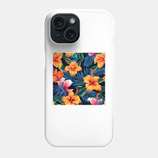 Tropical Flowers Pattern 12 Phone Case