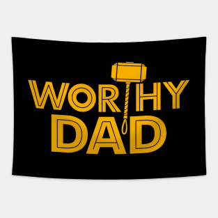 Best Dad Superhero Gift For Father's Day Tapestry