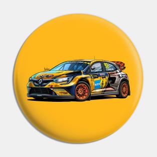 Renault Megane RX Super Car Pin