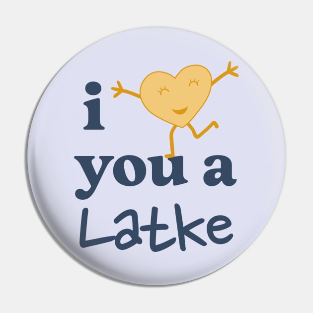 I Love You a Latke Pin by Unified by Design