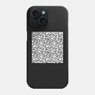 Abstract skull pattern Phone Case