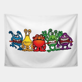 Alien Friends Tapestry