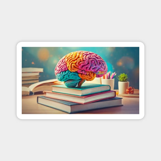 Colorful intellect Magnet by psychoshadow