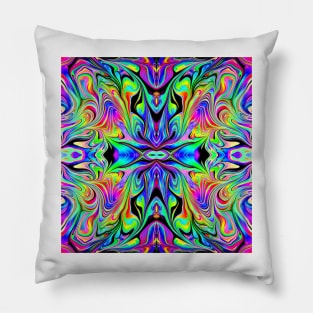 Macrodose (Psychedelic Mandala) Pillow