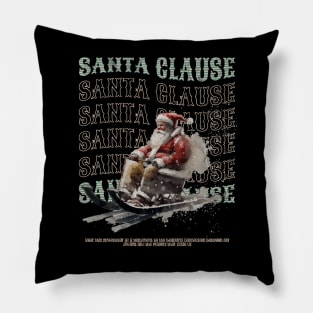 Santa clause sliding Pillow