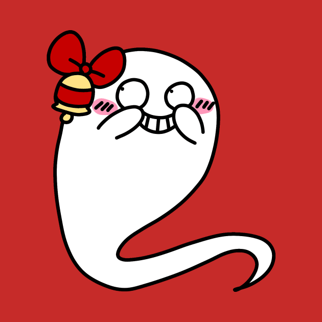 Christmas Bell Ghost by saradaboru