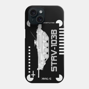 Main Battle Tank Strv-103B Phone Case