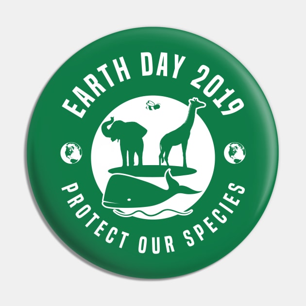 Earth Day Protect Our Species Pin by EthosWear