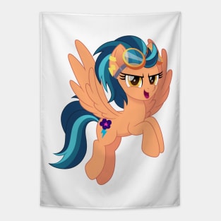 Indigo Zap pony Tapestry