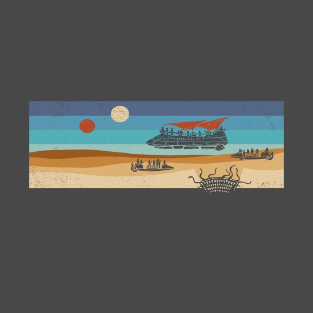 Vintage Sand Monster by kg07_shirts