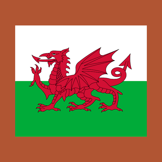 Wales Flag by flag for all